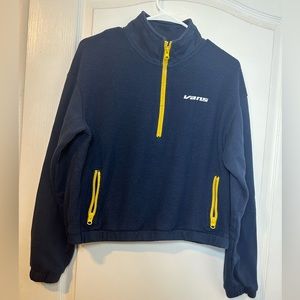 Vans cropped half zip
